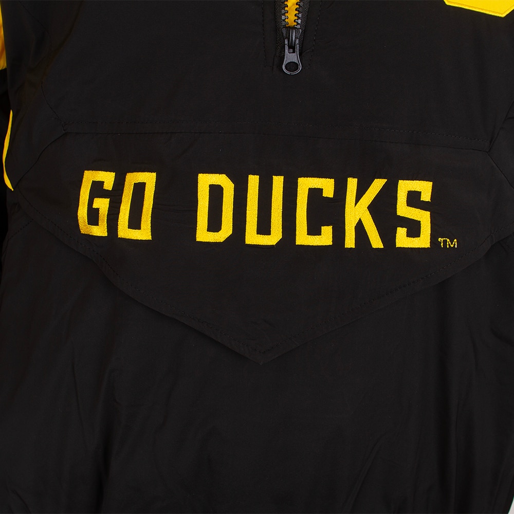 Interlocking UO, Black, Coat/Jacket, Polyester, Men, Portland Gear, Legacy, Anorak, 1/4-Zip, 986748